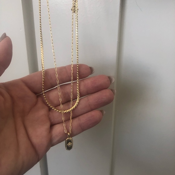 NWT Kendra Scott Rue Necklace gold - Picture 4 of 6
